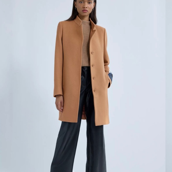 Babaton Rosewood Slim-fit Wool Coat - Picture 5 of 16